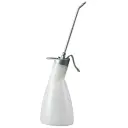 6 Stück Werkstattöler-300 ml-Polyethylen-weiß-EWMessingpumpe einfach wirkend-Spritzrohr-165 mm im Karton